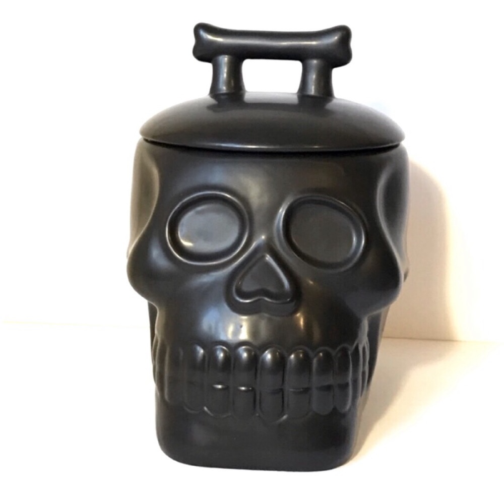 Skull Jar new black Candy Cookie New
